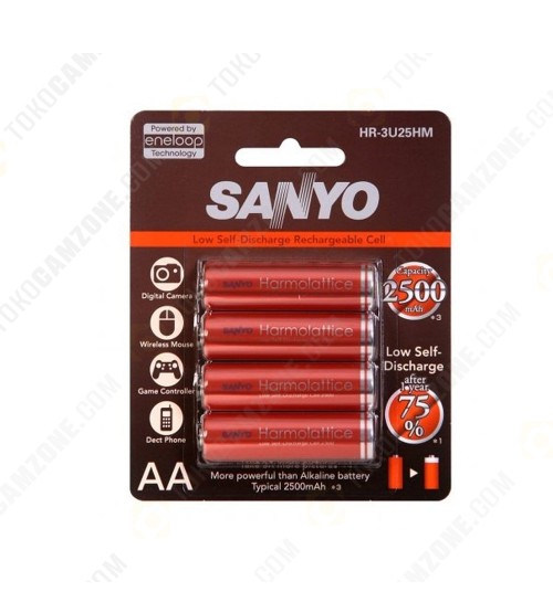 Battery Sanyo Harmolattice AA 2500mAh 4pcs